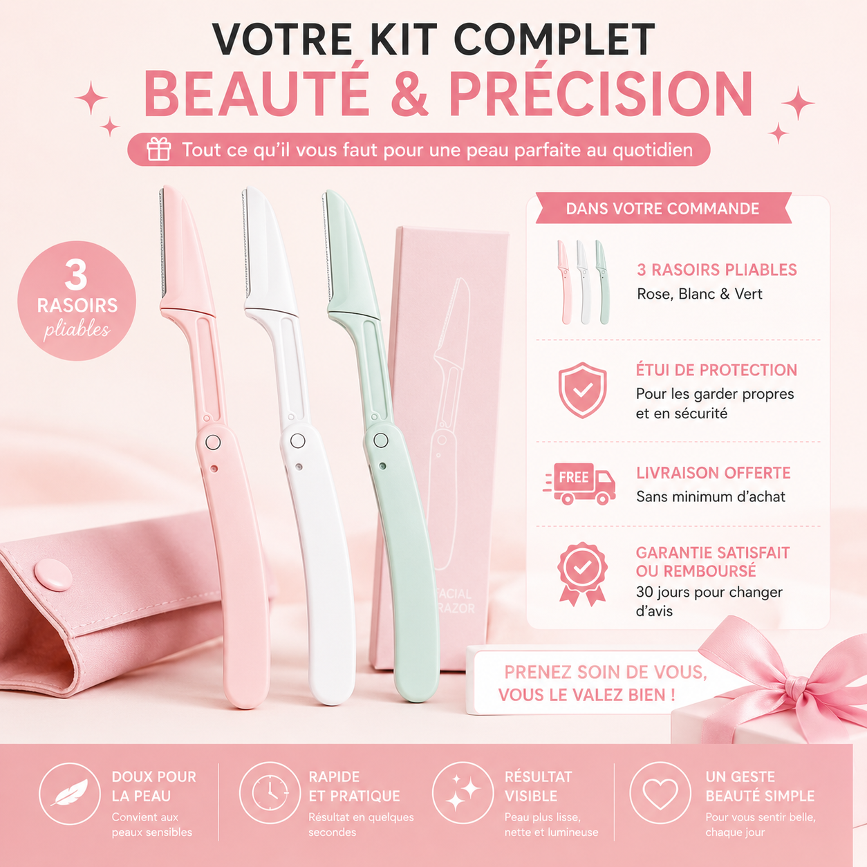 Outils dermaplaning