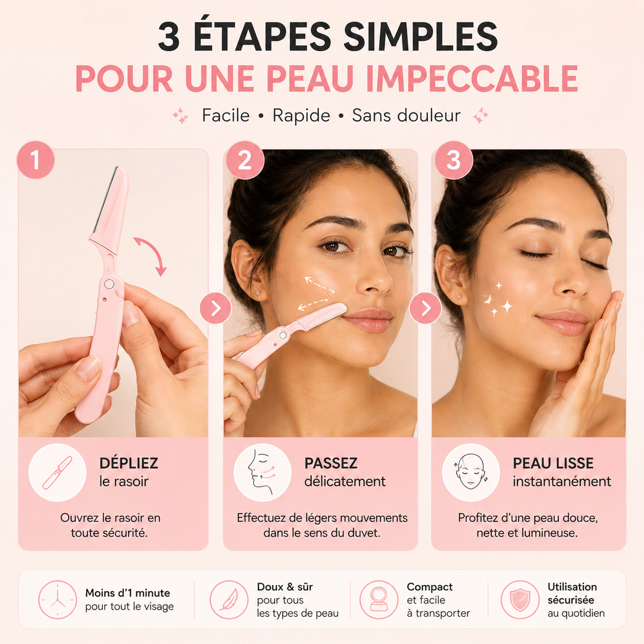 Outils dermaplaning