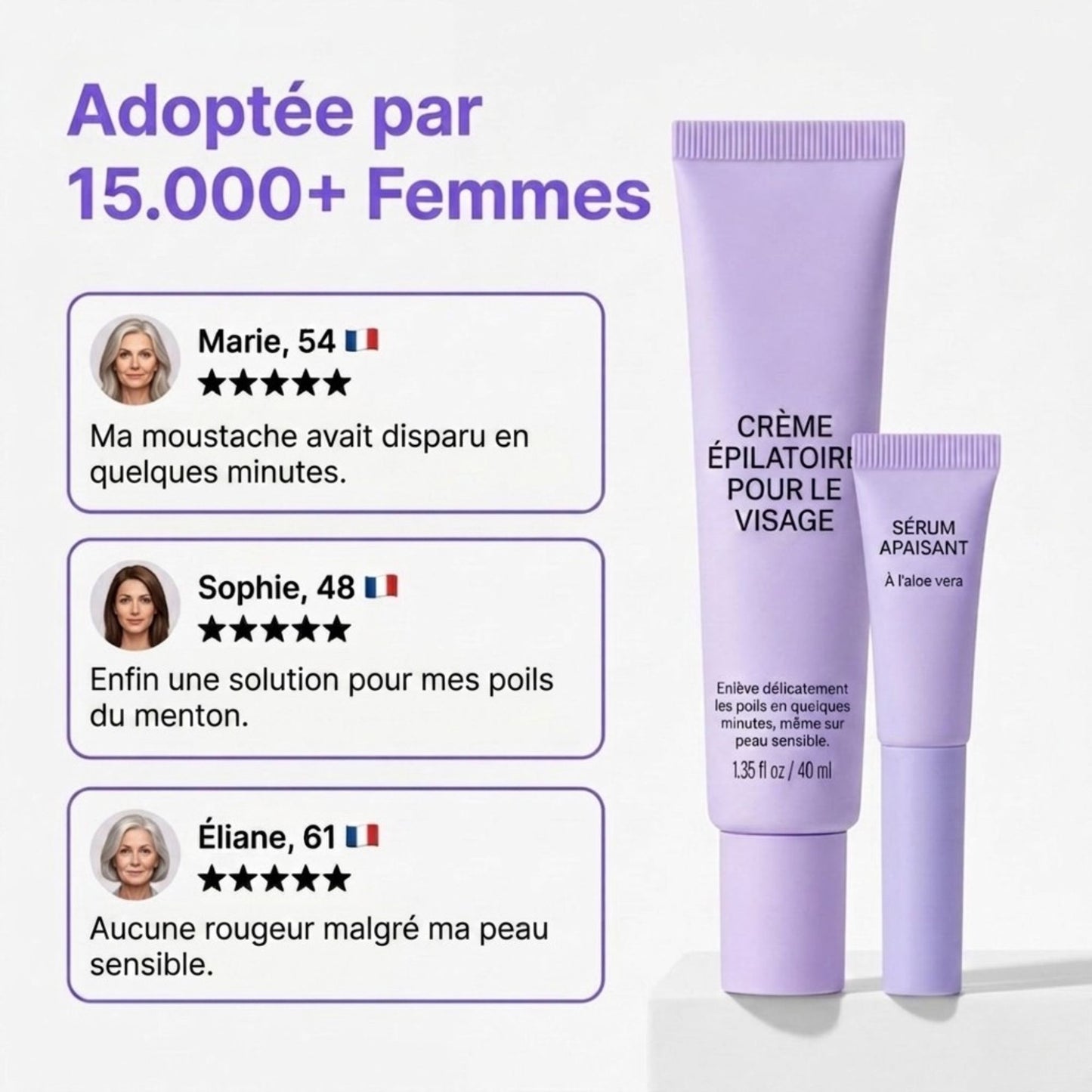 Kit Visage Lisse Sans Douleur