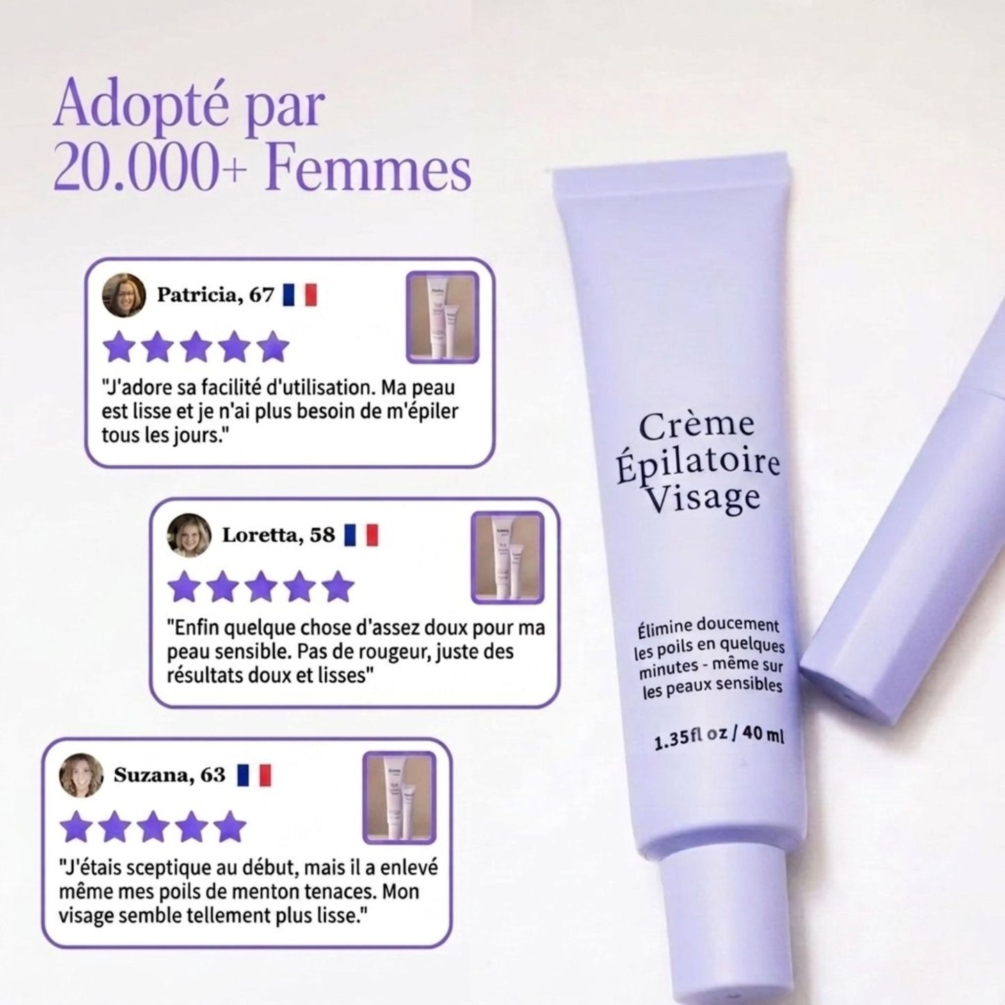 Kit Épilation Visage Douceur